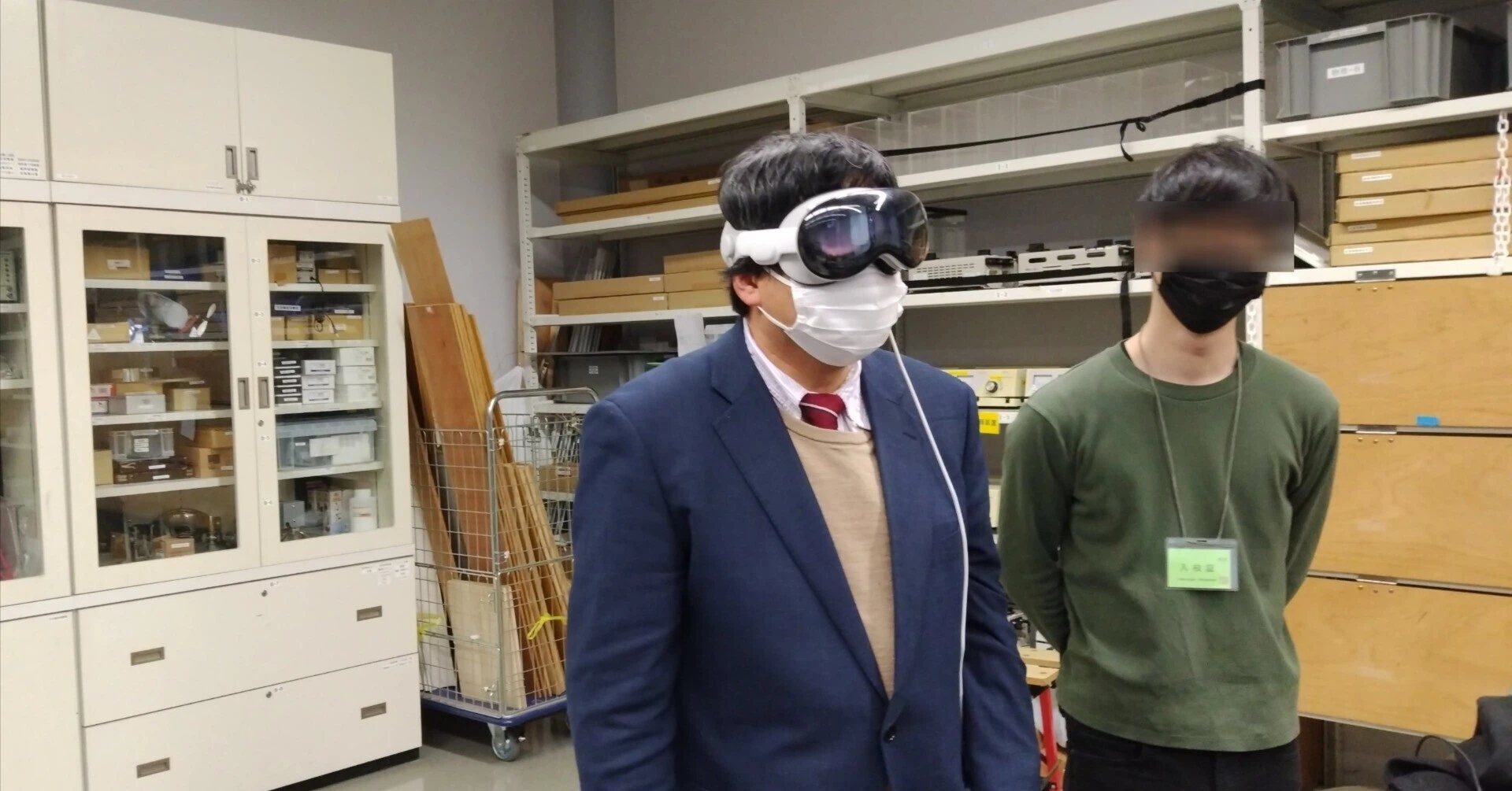 早稲田実業科学部でVR体験会